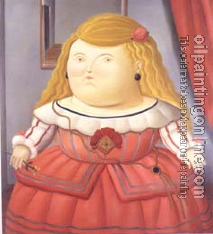 Botero, Fernando - Abstract oil painting.